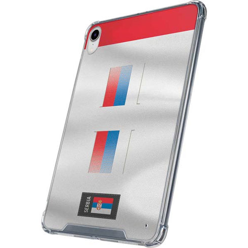 Serbia Soccer Flag iPad 11th Gen (2025) Clear Case